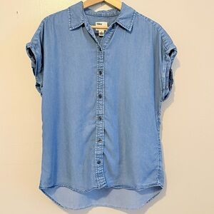 Tilley Light Blue Button Down Women's Shirt